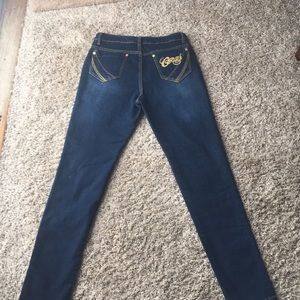 COOGI size 11/12 jeans with gold embellishment